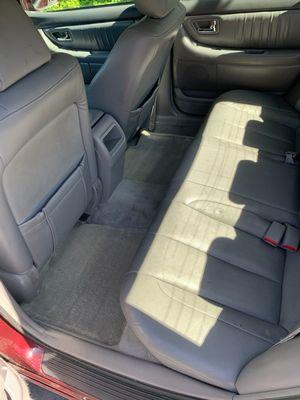 The carpeting and back seats look new again!