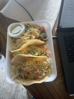 3 taco meal