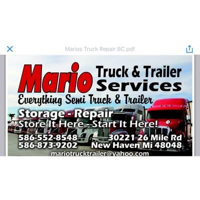 Mario Truck & Trailer Services