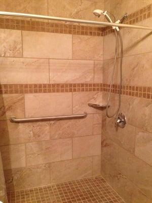 Tile Barrier Free Shower