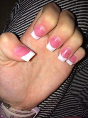 New set of pink and white. I used the medium pink.