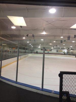 The rink...