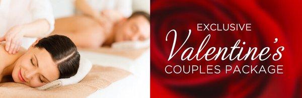 Valentines Day Special. Book one service and get the second at 50% off February 1st - 16th