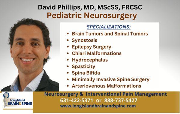 Pediatric Neurosurgery specialties.