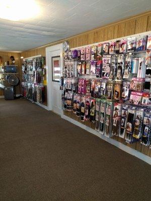 Treanna's Beauty Supply in Reidsville!  Wow so much to choose from.