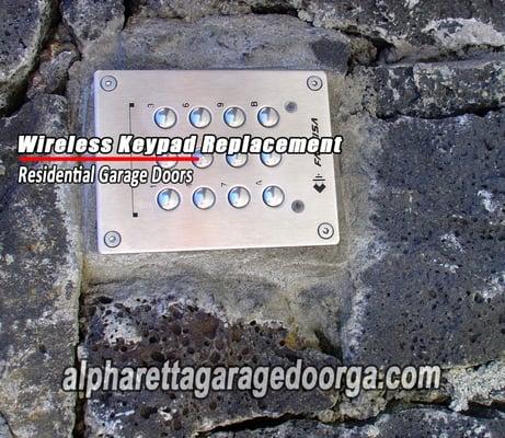 wireless keypad replacement