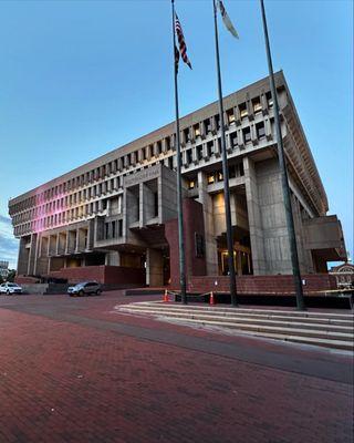 Boston City Hall  by the architecture firms Kallmann McKinnell & Knowles and Campbell, Aldrich & Nulty