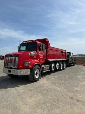 We have a fleet of trucks and other equipment ready to meet your needs!