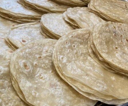 Fresh flour tortillas