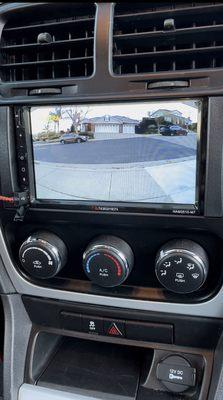 The rearview camera