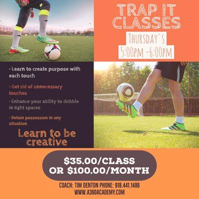 We would love to see everyone one Thursday's at our Trap it Classes