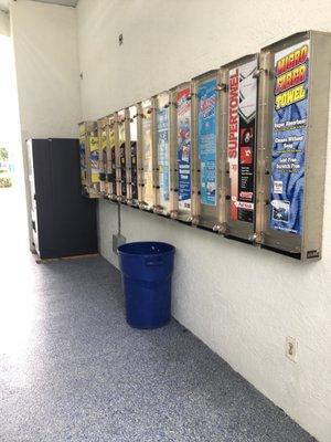 Lots of vending machines