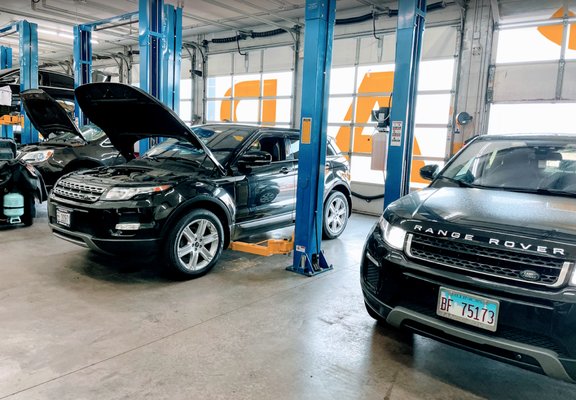 Range Rover Specialists near Homer Glen, IL. 2 Year Warranty on all repairs.