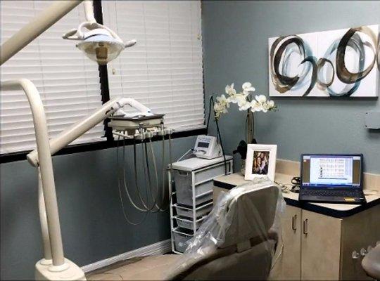 Dental chair at All Smiles Dentistry Allen TX