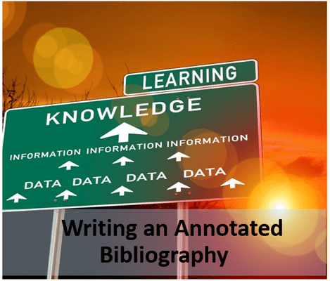 Writing an annotated bibliography