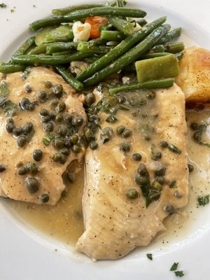 Chicken piccata.