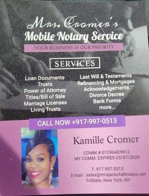 Kamille's Mobile Notary