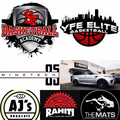 Our Affiliates/Sponsors of SF BASKETBALL ACADEMY.  Check them out on Yelp too!