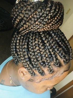 Medium Box Braids