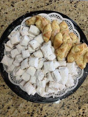 Guava puff pastries and cheese turnover. Private party.