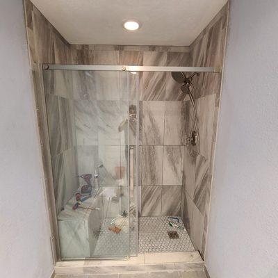 Custom showers and bathrooms