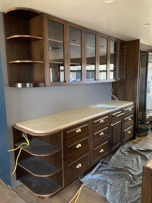 Custom cabinets!