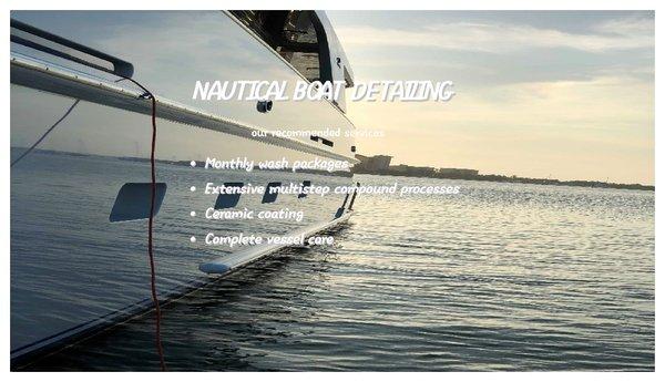 Nautical Boat Detailing