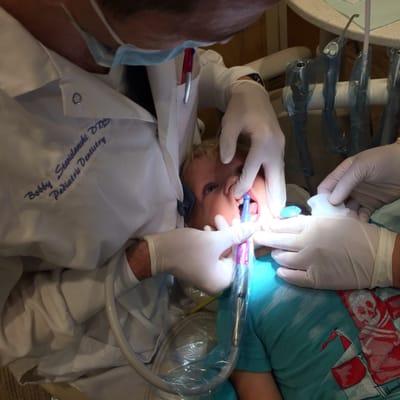 Our sons first dental appointment! Dr. Bobby was amazing!!!