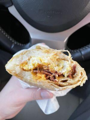 Bacon Breakfast Burrito