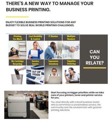 Ask us about our NO COST PRINTER PROGRAM! 402-464-3455