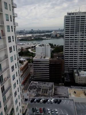 Love cleaning balcony windows