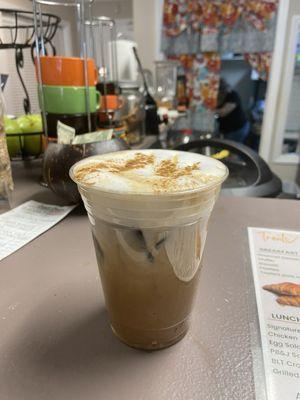 Honey Cinnamon Iced Latte