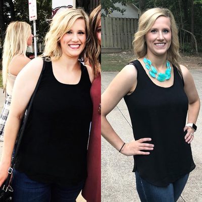 #clientspotlight ➡️➡️ Ashley Gill started training with Jeff back in April! She has lost 37 lbs!!!!! She eats smart, does weights, and runs!