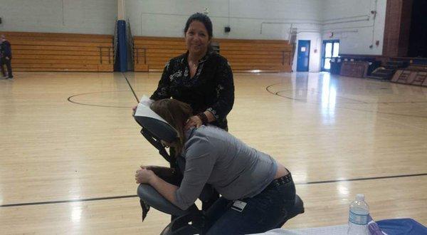 Event chair massage