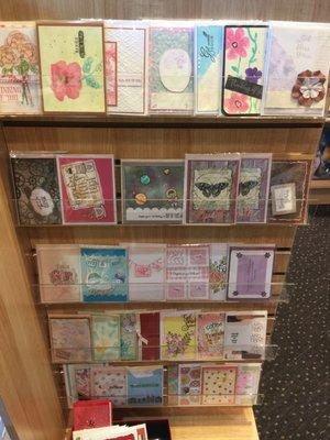 Just a few of the hand-made greeting cards.