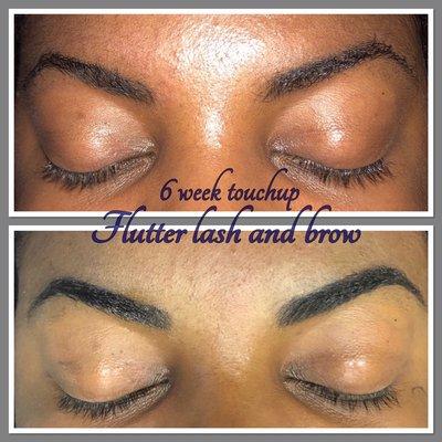 Microblading 6 week touch up