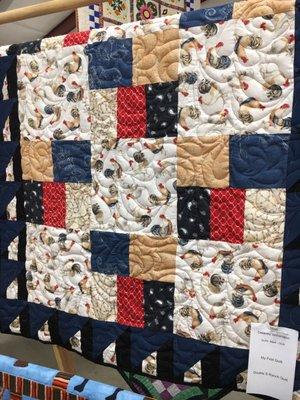 Rooster quilt