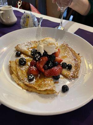 Crêpes américaines - crêpe, fresh berries