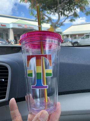 Free tumbler & reusable straw - T-Mobile Tuesday 6/29/21