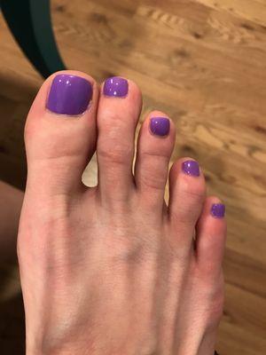 Gel nail/ shellac pedicure