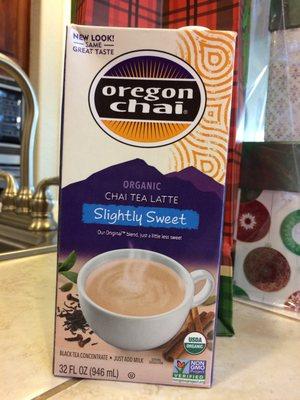 Addicted to Oregon Chai's Chai Latte (slightly sweet) get some get some!