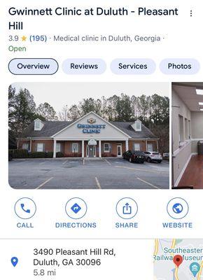 Gwinnett clinic address