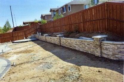 Retaining Walls & Yard Renovations.