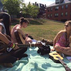 high school musicians rehearse at summer camp in burlington