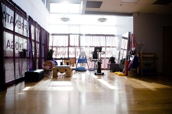 Pilates and yoga studio