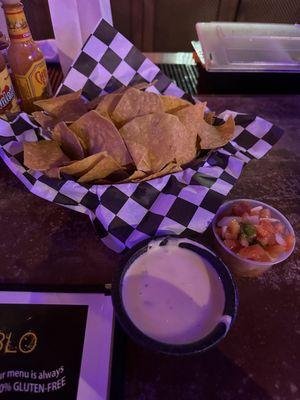 Chips and queso