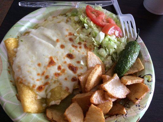 Enchiladas verdes