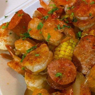 Shrimp Boil Plate