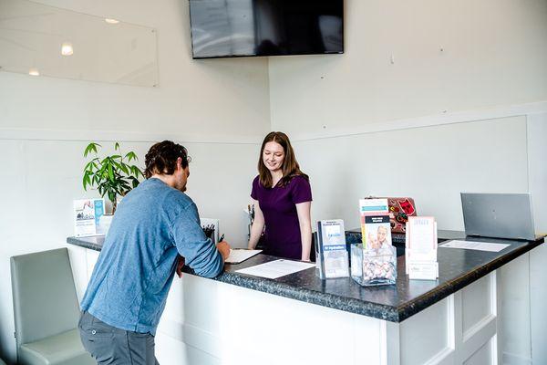 Front desk