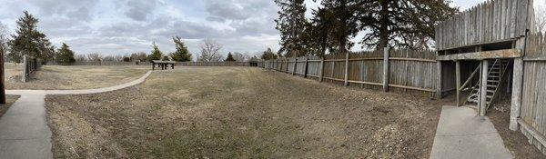 Panorama inside fort